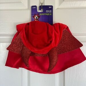 Red Devil Pet Costume S/M
